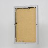 Hliníkový obrazový rám Quadro 25x80 cm stříbrný čiré sklo MDF zadní panel