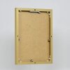Efektní hliníkový obrazový rám Quadro 25x80 cm zlaté čiré sklo na výšku i na šířku