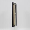 Hliníkový obrazový rám Quadro 27x48 cm Black Clear Glass High Landscape s efektem