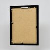 Hliníkový obrazový rám Quadro 30x30 cm černý s vysokým leskem a čirým sklem