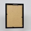 Hliníkový obrazový rám Quadro 30x30 cm černý s vysokým leskem a čirým sklem
