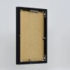 Hliníkový obrazový rám Quadro 30x30 cm černý s vysokým leskem a čirým sklem