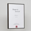 Hliníkový obrazový rám Quadro 29,7x42 cm bronz čiré sklo MDF s efektem