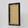 Efektní hliníkový obrazový rám Quadro 14,8x21 cm černý s vysokým leskem a čirým sklem
