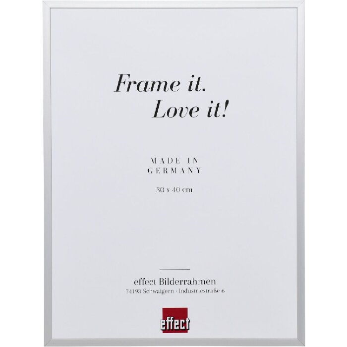 Effect Aluminiumový rámeček série 2 s čirým sklem stříbrně 20x28 cm