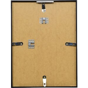 Effect AlumiNiumový rámeček série 2 s jasným sklem, černý, 59,4x84,1 cm