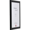 Effect Aluminiumový obrazový rám Profil S3 černý 61x91,5 cm s jasným sklem