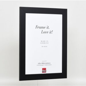Efektní rám z masivního dřeva profil 30 černý 25x50 cm normální sklo