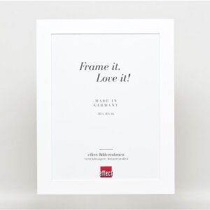 Efektní rám z masivního dřeva profil 30 bílý 25x50 cm normální sklo