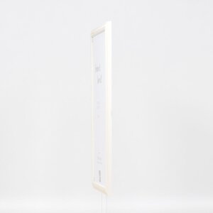 Efektní dřevěný rám profil 32 bílý 10,5x14,8 cm normální sklo