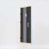 Efektní dřevěný rám profil 32 modrý 10,5x14,8 cm normální sklo