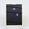 Efektní dřevěný rám profil 32 zelený 10,5x14,8 cm normální sklo