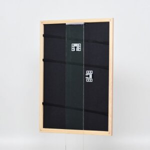Efektní dřevěný rám profil 32 světle hnědý 30,5x91,5 cm normální sklo