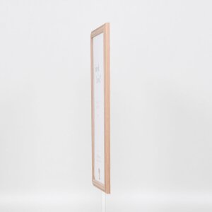 Efektní dřevěný rám profil 32 světle hnědý 30,5x91,5 cm normální sklo