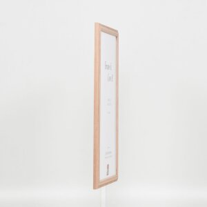 Efektní dřevěný rám profil 32 světle hnědý 30,5x91,5 cm normální sklo