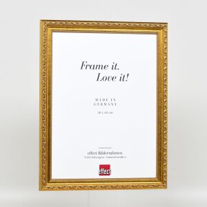 Efekt dřevěný barokní rám profil 37 antické zlato 59,4x84,1 cm normální sklo