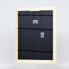 Efektní dřevěný barokní rám profil 37 bílý 10,5x14,8 cm normální sklo