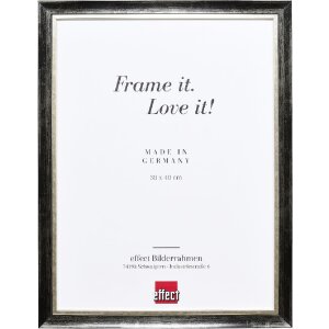 Effect Holz-Bilderrahmen Profil 40 Platin 35x50 cm...