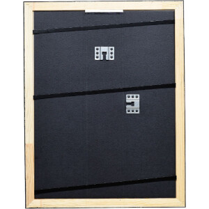 Effect Dřevěný rámeček na obraz s profilovým lemem 40 stříbrný 50x65 cm