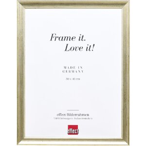 Effect Holzbilderrahmen Profil 41 Antiksilber 25x60 cm...