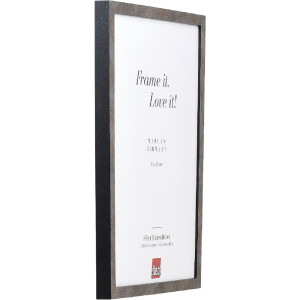 Effect dřevěný rámeček na fotografie s křišťálovým sklem antracit 20x25 cm