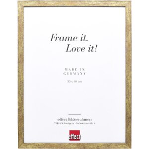 Effect Bilderrahmen Profil 42 Klarglas antikgold 21x29,7 cm