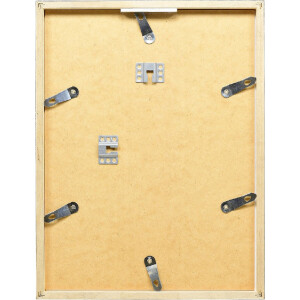 effect Dřevěný rám Profil 42 s průhledným sklem a stříbrným lemem 25x35 cm