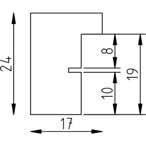 Effect dřevěný rámeček na obrazy s čirým sklem a stříbrným lemem 59,4x84,1 cm