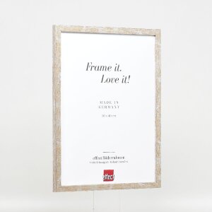 effect Dřevěný rámeček Profil 51 antik stříbrný 25x35 cm Klarglas