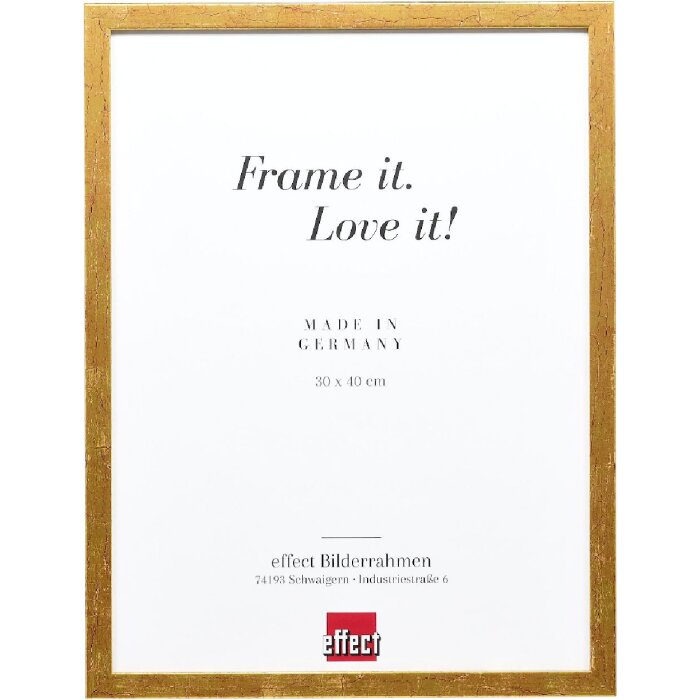 Effect Dřevěný rám profil 51 antik-zlatý pro obrazy DIN A1