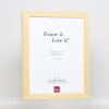 Efektní dřevěný rám obrazu profil 55 přírodní 7x10 cm normální sklo