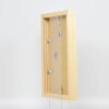Efektní dřevěný obrazový rám profil 55 přírodní 10x10 cm normální sklo