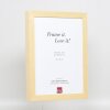 Efektní dřevěný obrazový rám profil 55 přírodní 10x10 cm normální sklo