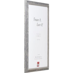 effect Dřevěný rámeček na fotografie 21x29,7 cm černý s jasným sklem