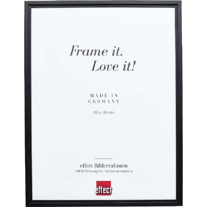 effect Dřevěný rámeček na obrazy Profil 69 černý 29,7x42 cm