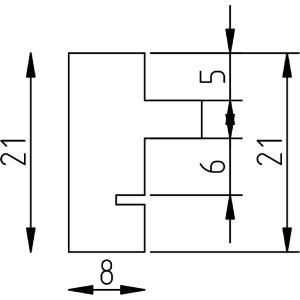 Effect Dřevěný rámeček na fotografie Profil 69 bílý