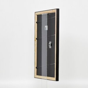 Dřevěný obrazový rám Effect Profile 85 Black 20x25 cm Normal Glass