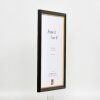 Dřevěný obrazový rám Effect Profile 85 Black 20x25 cm Normal Glass