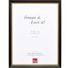 Dřevěný obrazový rám Effect Profile 85 Black 20x28 cm Normal Glass