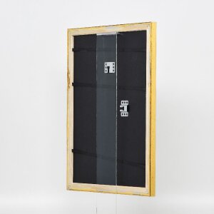 Efektní dřevěný rám na obrazy profil 85 zlatý 60x90 cm normální sklo