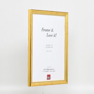 Efektní dřevěný rám na obrazy profil 85 zlatý 60x90 cm normální sklo