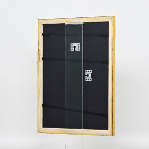 Efektní dřevěný rám na obrazy profil 85 zlatý 70x100 cm normální sklo