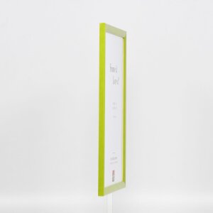 Efektní dřevěný rám profil 89 zelený 14,8x21 cm normální sklo