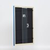 Efektní dřevěný rám profil 89 modrý 10,5x14,8 cm normální sklo