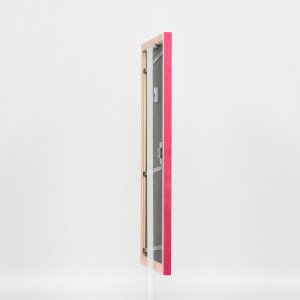 Efektní dřevěný rám profil 89 fialový 10,5x14,8 cm normální sklo