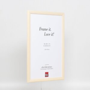Efektní dřevěný rám profil 89 bílý 30,5x91,5 cm normální sklo