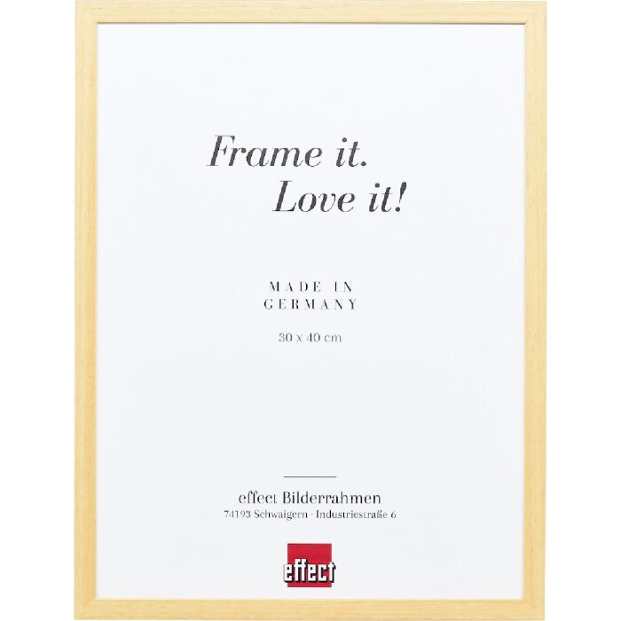 Effect Dřevěný rámeček Profil Top S přírodní 10x10 cm s normálním sklem