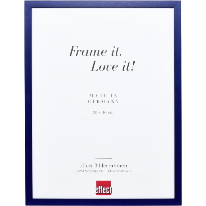 Effect Dřevěný rám Profil Top S modrý 50x65 cm s normálním sklem