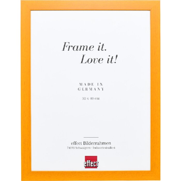 Effect Dřevěný rámeček Profil Top Pro světle hnědý s křišťálovým sklem