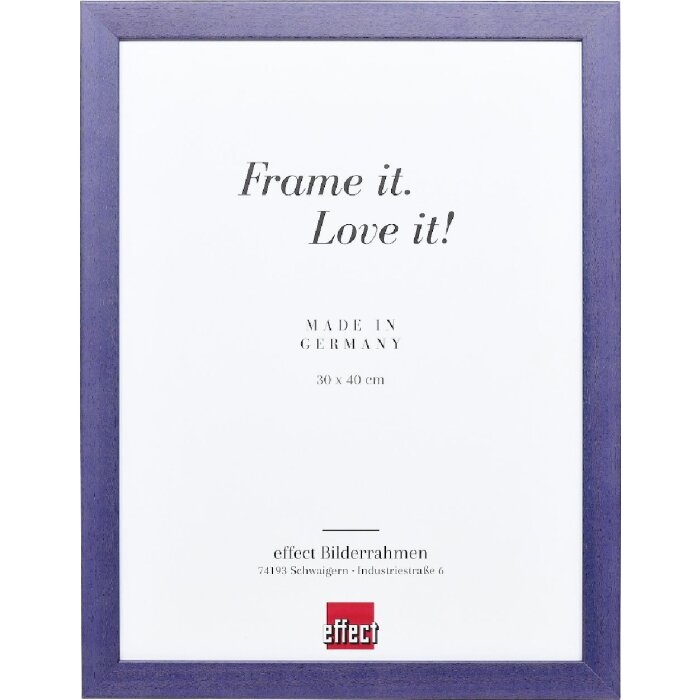 Effect Dřevěný rámeček Profil Top Pro flieder 61x91,5 cm Klarglas